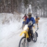 Соревнования по мотоскийорингу Алтайская зимовка