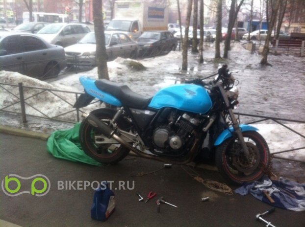 29.06.2015 найден Honda CB400 Super Four 1993 (Россия, Санкт-Петербург)